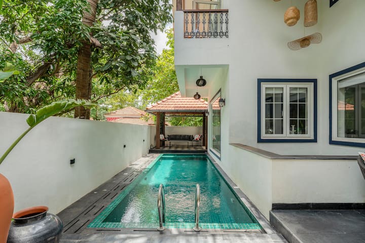 Staymaster Casa Sant | Lavish 4BHK w/ Pvt Pool