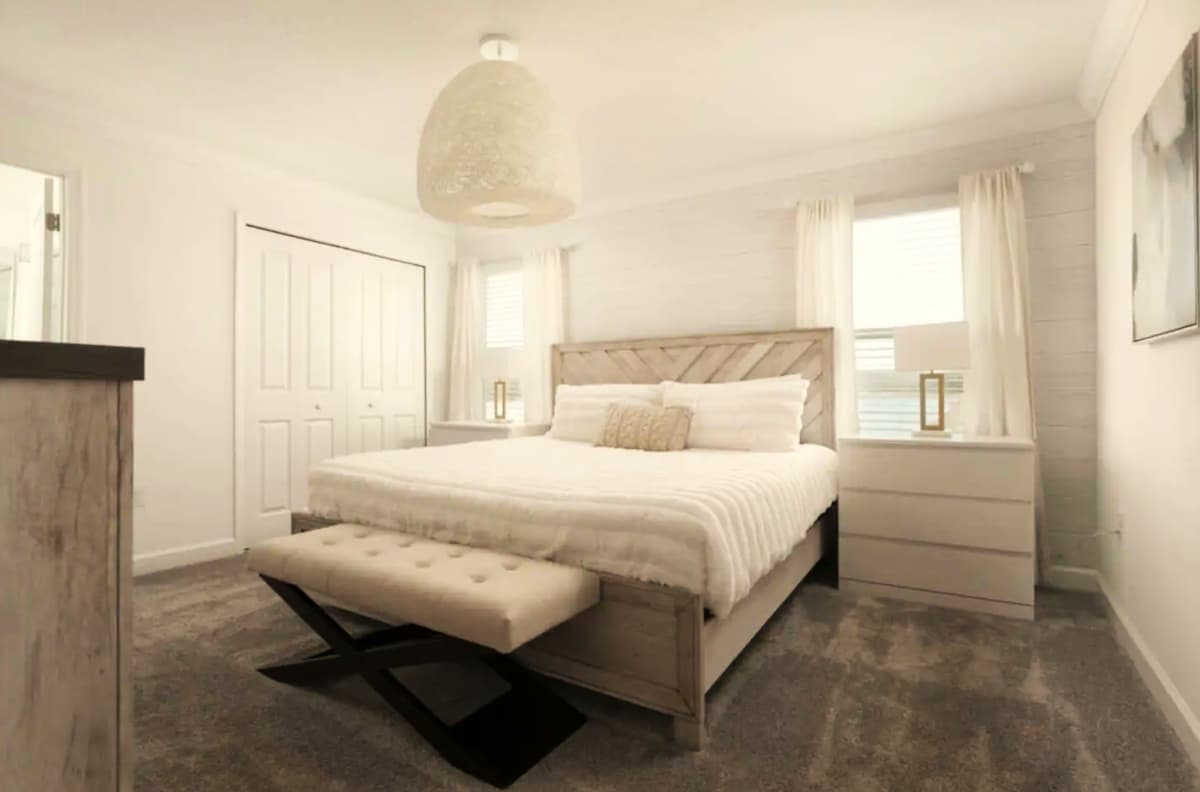 Master En Suite me krevat dopio "King"