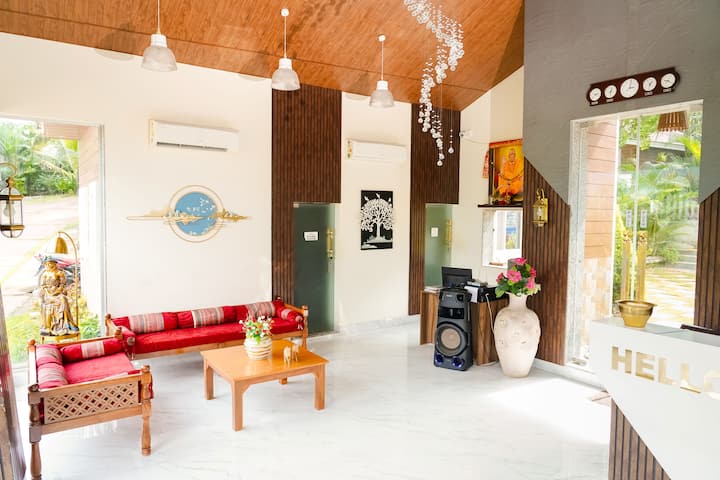 Deluxe Villa With Outdoor Private Pool Alibaug - 간디나가르