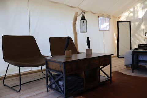Successful Airbnb property: Unique Riverfront Luxury Camping - Amazing View! in Jasper & Hinton