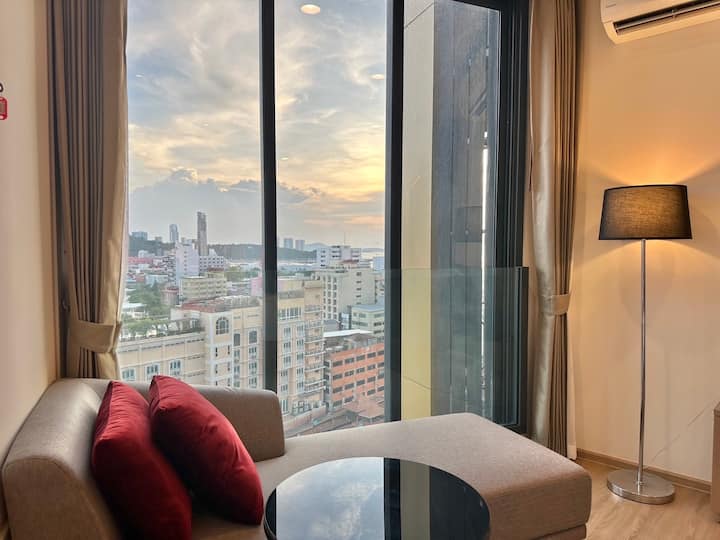 237 Edge Central Pattaya(1bed)city&partial Seaview - Pattaya