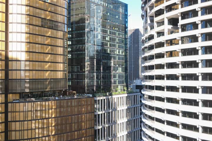 The city view from the apartment is quite breathtaking.