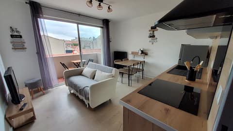 Top Airbnb: T1 bis Heart of the city, air-conditioned à Alès
