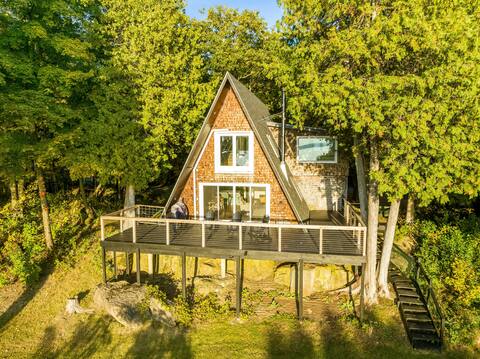 Private A-Frame with Lake Views