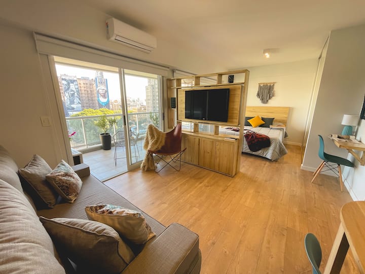 Loft studio apartment in Recoleta