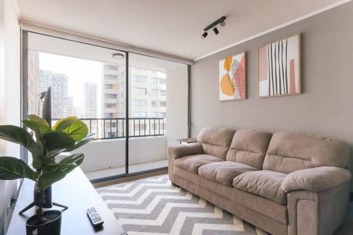 Vive Stgo. Nieve, Hermoso Depto. Terraza + Estac. - Santiago
