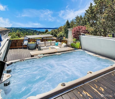 The Rose Cliff House • Views, Spa, No Cleaning Fee