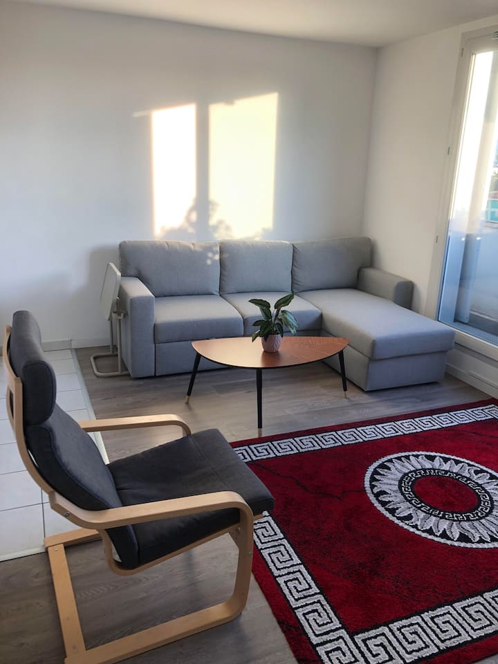 Eiffel View Apt • Metro & Free Safe Parking - Argenteuil