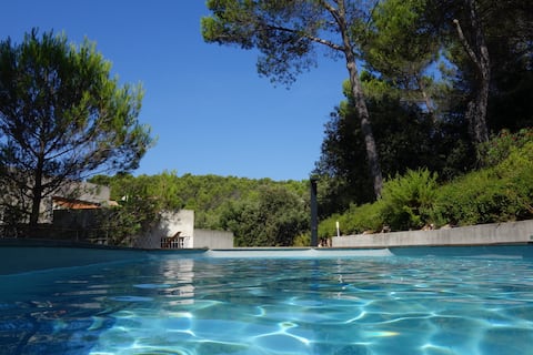 Architect's villa "Belle Peypinoise" for 12 people