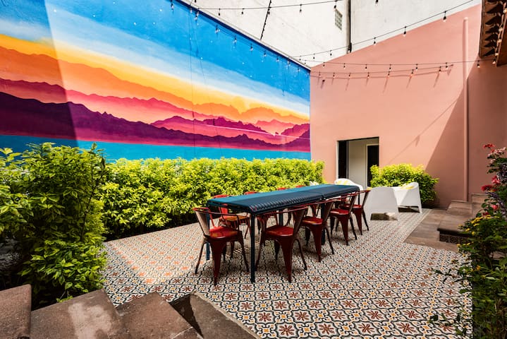 Unique Home with Art and Outdoor Dining Space gallery image 3