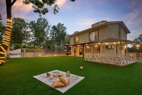 StayVista @ Elegant Escapes w/ Pool, Bonfire