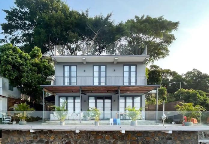 Beach house with a view