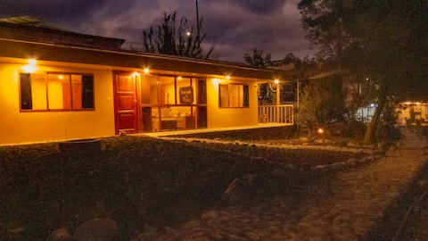 A nice house surrounded by nature