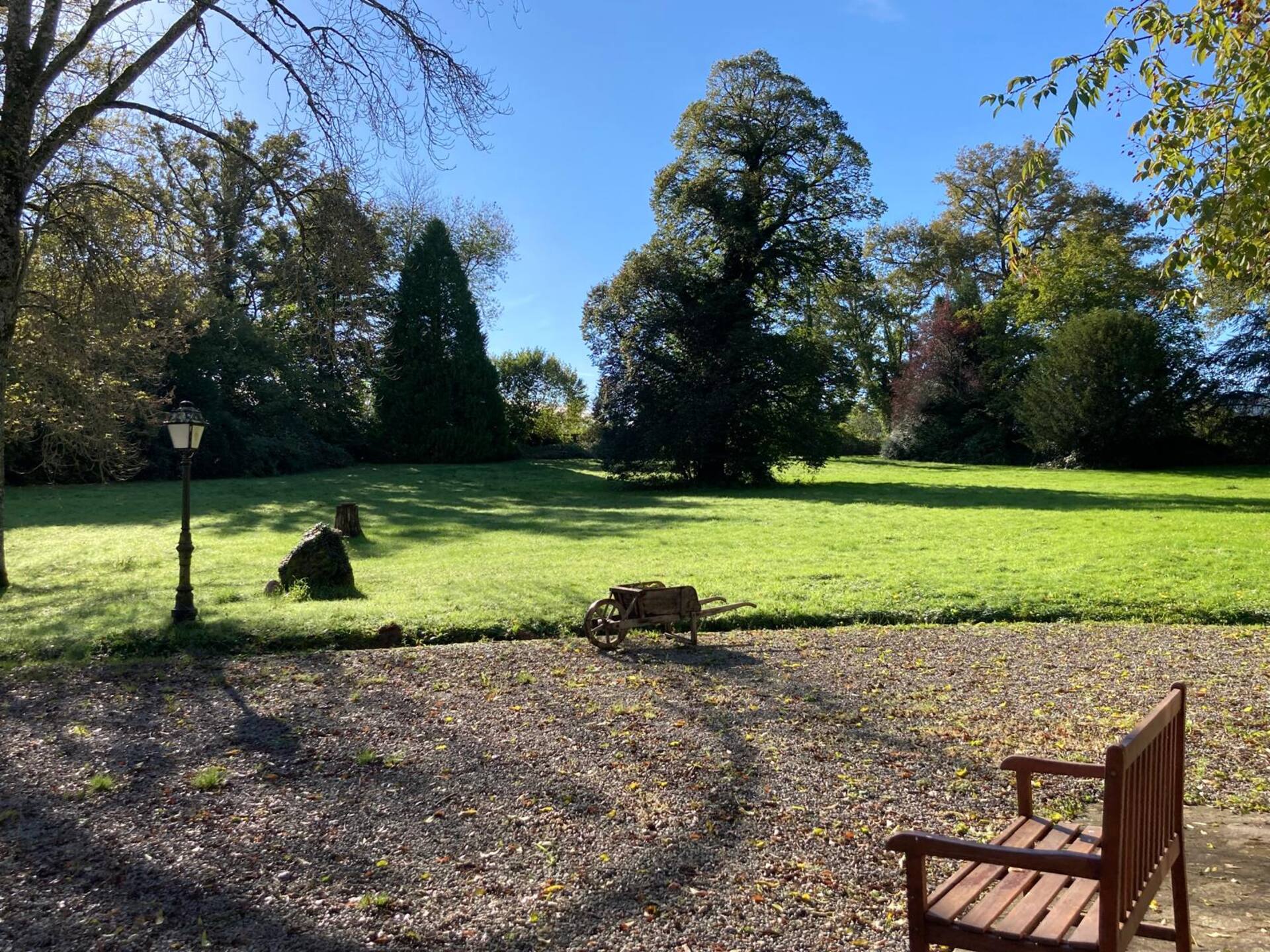 Séjour avec cheminée à insert