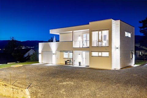 Entire modern downtown single-family home with a view