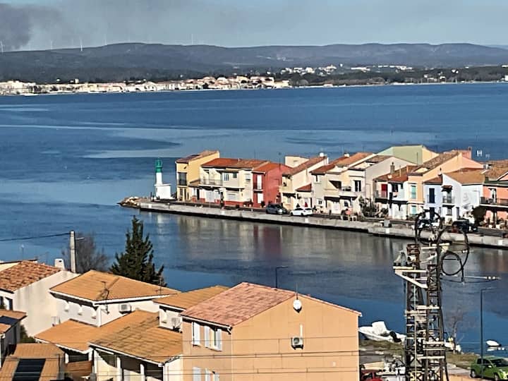 Vue Panoramique Sur La Pointe Courte Et Les Canaux - Sète