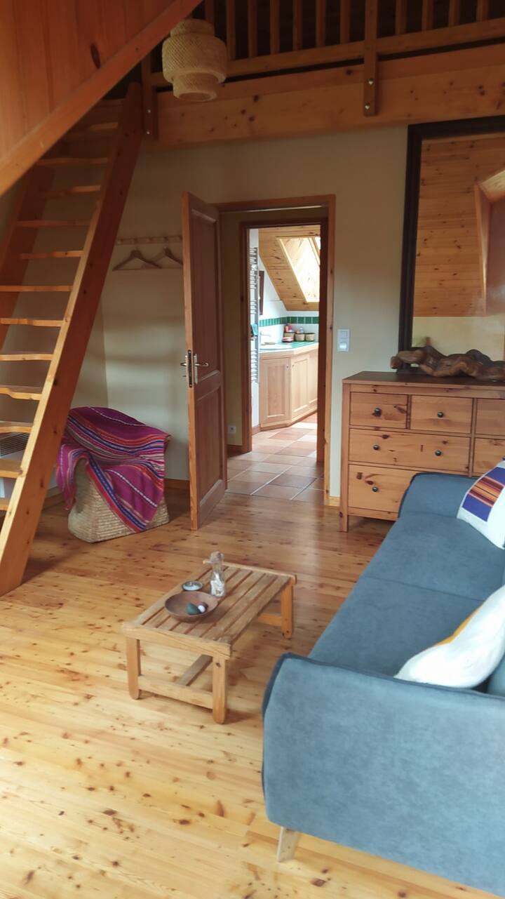 vďaka mnohým otvorom je tento pobyt veľmi svetlou izbou, kde je dobré si oddýchnuť pri pohľade na okolité vrcholy.