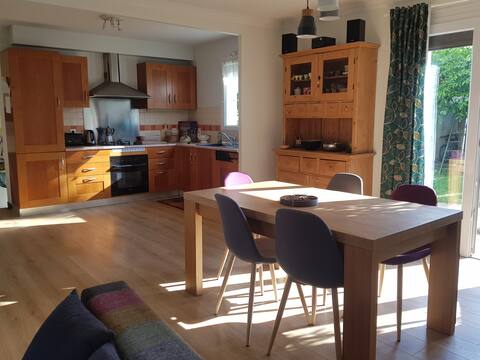 Family home with garden