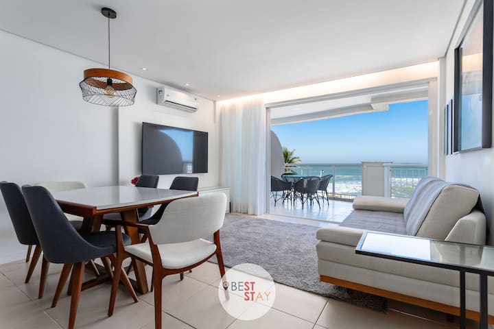 Lindo Apartamento Para Relaxar de Frente à Praia