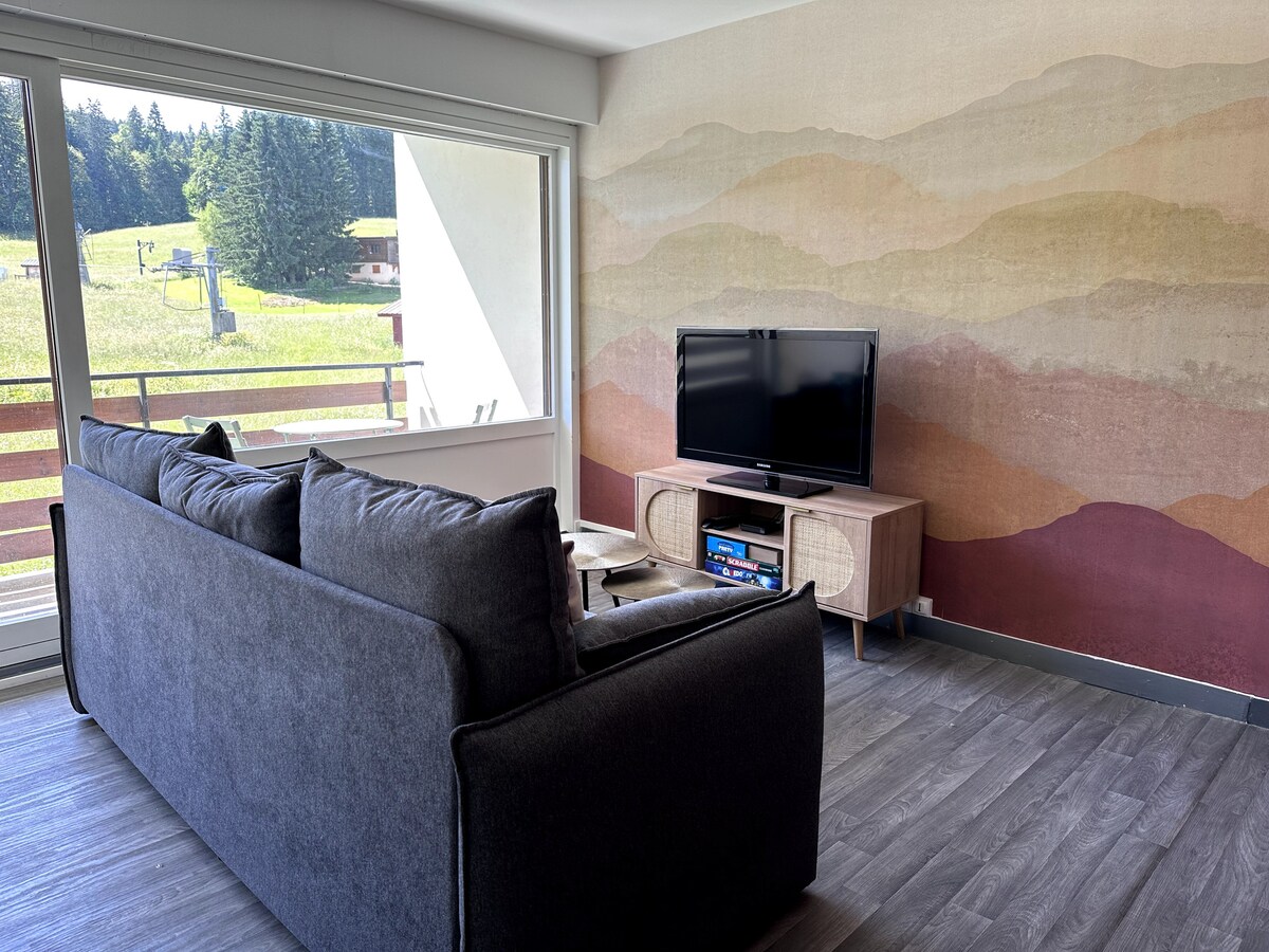 Airbnb performant: Les Jouv: skiing, views & hiking At the foot of the slopes à Prémanon