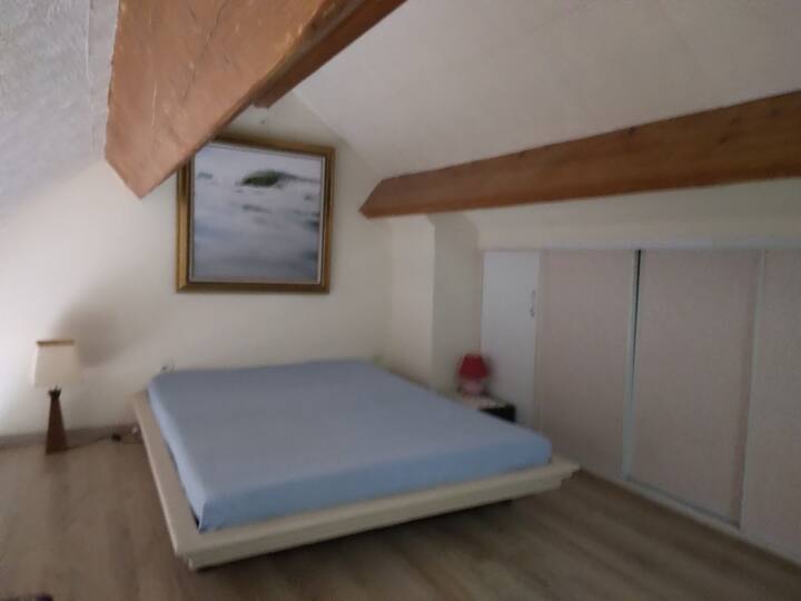 ანტრესოლის სივრცე, რომელიც ადაპტირებულია კიბით, განკუთვნილია ზრდასრულებისთვის კიდევ 2 ადამიანისთვის