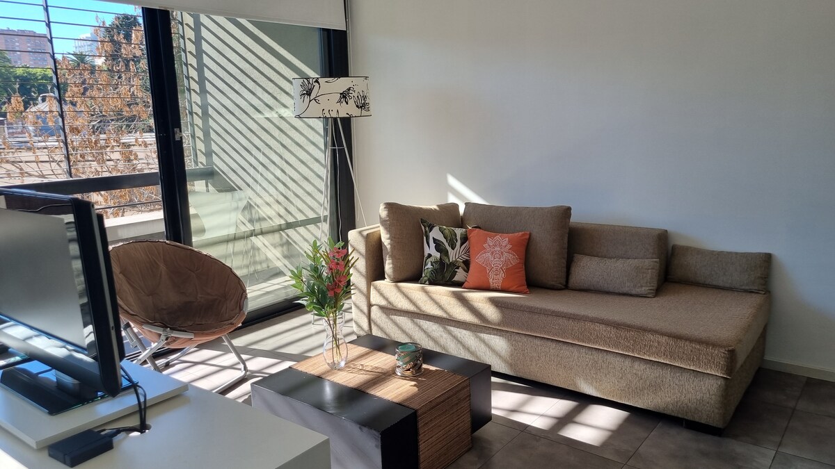 Departamento de 2 ambientes en Palermo con balcón terraza