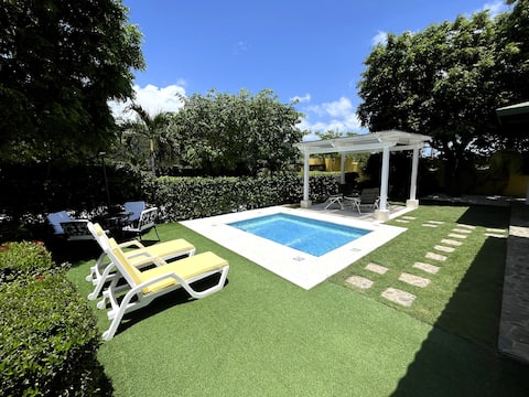 Private cabin with pool, Taganga