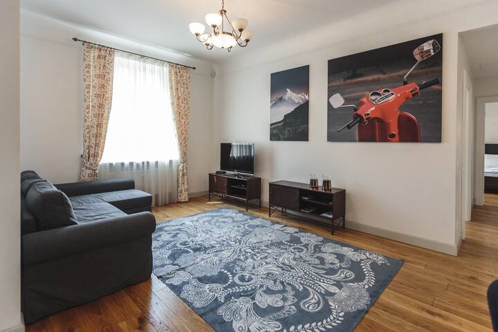 RIGA LUX APARTMENTS – SKOLAS: Two bedroom, balcony gallery image 4
