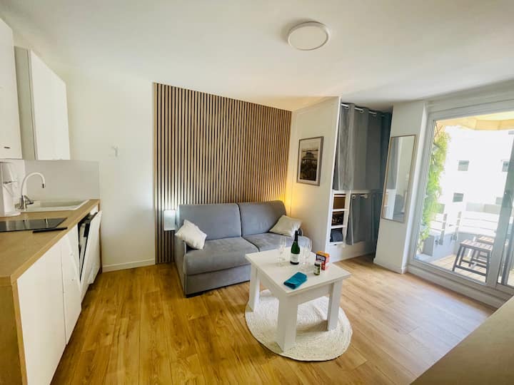 Studio Piscine Grande Plage Terrasse Refait à Neuf - Biarritz