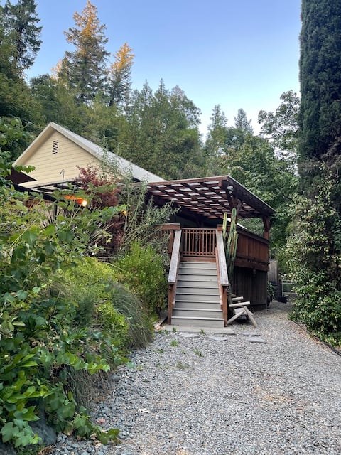 Redwood Oasis: Riverside Retreat