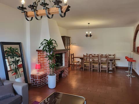 Historic apartment,fireplace and panoramic terrace
