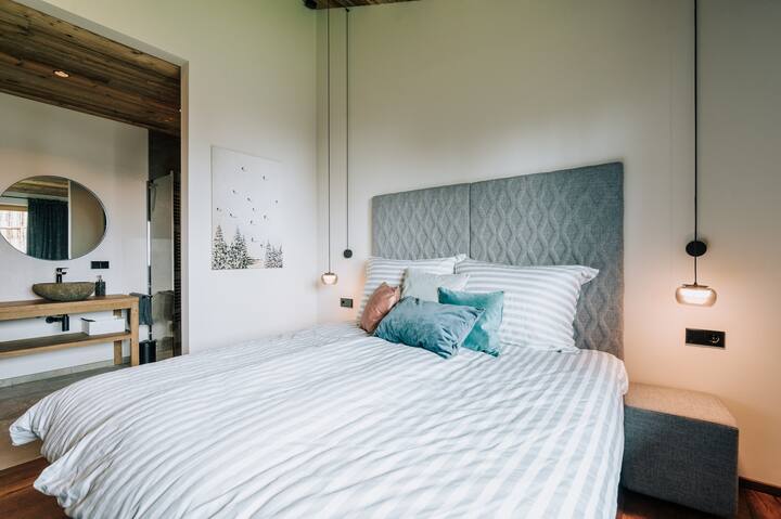 Bedroom with bathroom