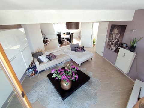 Beliebte Airbnb-Anzeige: Exklusives Penthouse Düsseldorf in Pempelfort