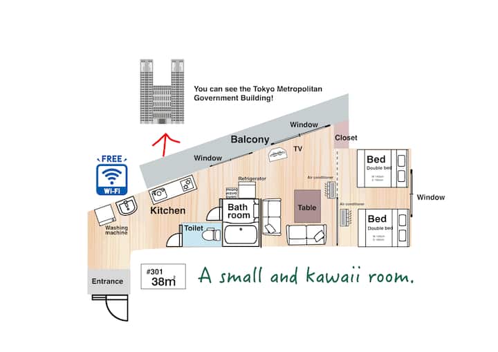 Calm House #301 Near Shinjuku Shibuya - 渋谷区