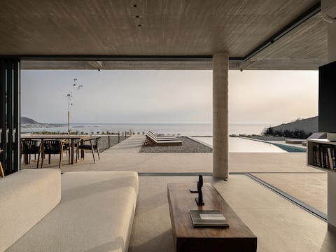 Inspiring Industrial Design Villa with Sea Views