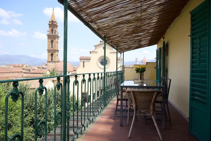 [Santo Spirito] Terrace Apartment View Duomo - Florence