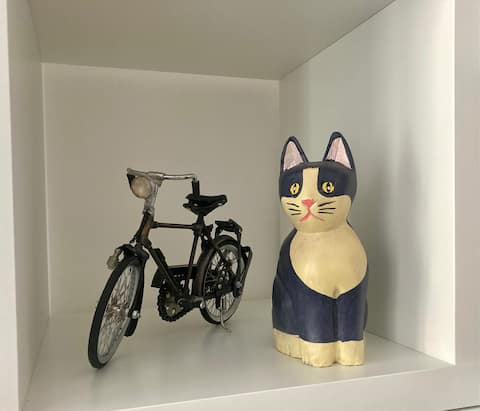 "Le Chat Bleu" apartment on the ground floor in the city center