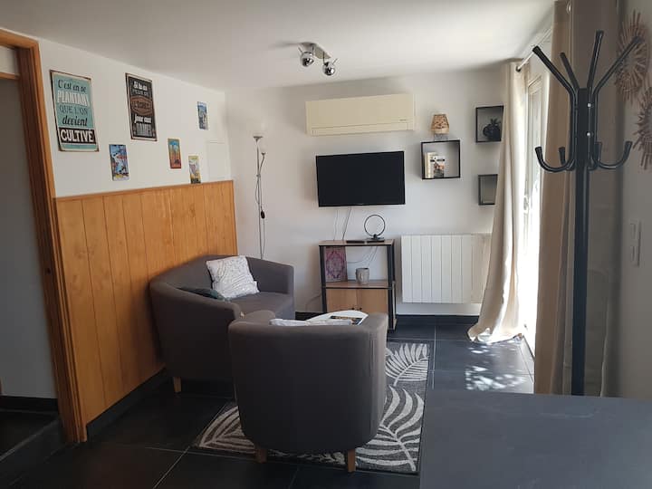 "Caloupilé" Apt T2 De Charme + Terrasse Jardin - Ajaccio