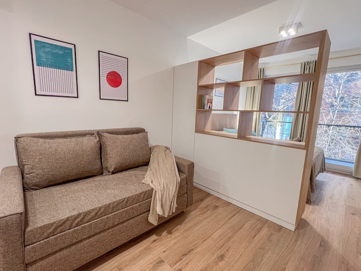 Furnished studio apartment in Recoleta