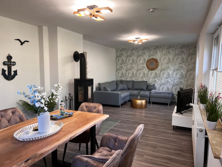 Neu Ferienhaus+ostsee+sauna+kamin+garten - Schwedeneck