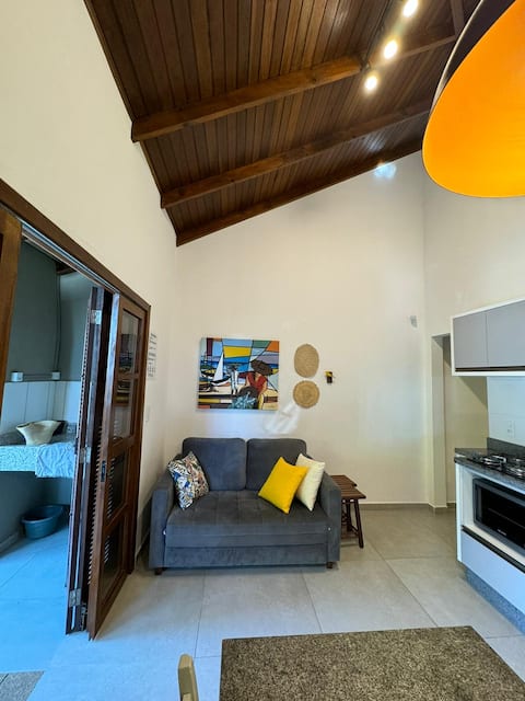 Successful Airbnb property: Cozy House on Bombas Beach - 50 meters from the sea. in Bombinhas