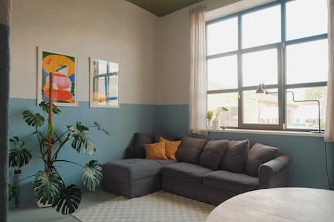 Artist loft in creative neighbourhood of Kuldiga