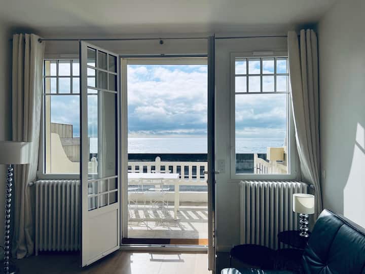 Vue Mer Imprenable
Maison Rénovée Face à La Plage - Trouville-sur-Mer