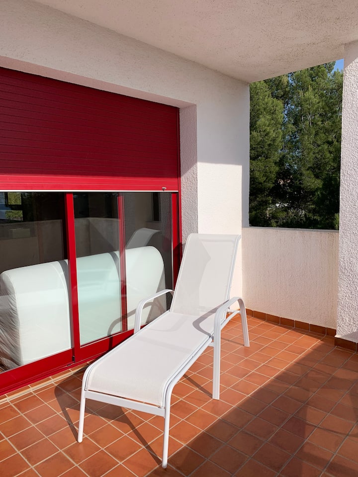 Terasa s hlavnou spálňou