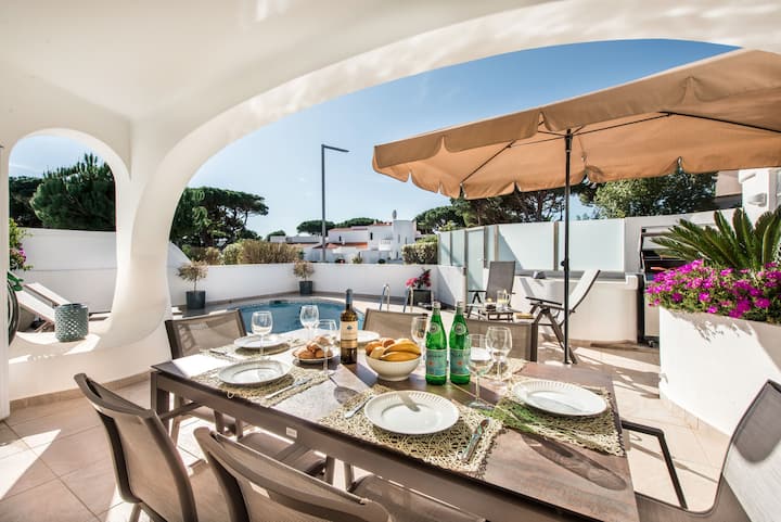 Villa Près De La Plage Et Golf Avec Piscine Privée - Almancil