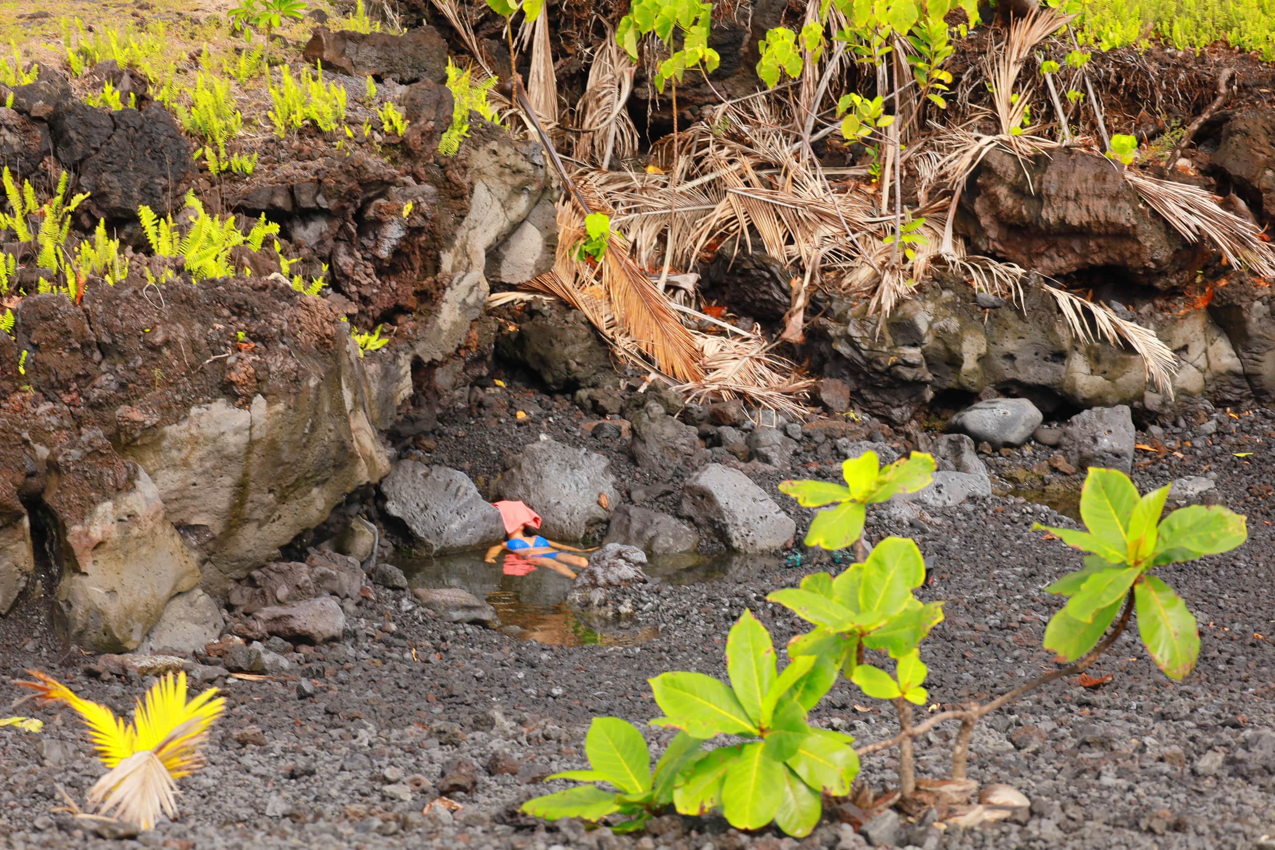 Oceanview Kehena Black Sand Beach House - spa/pool - Photo 46