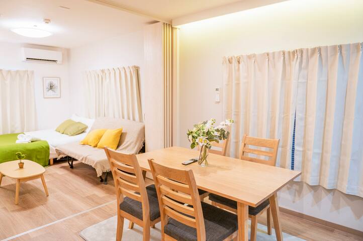 【最大13名】神楽坂駅4分/90㎡/2DKを2部屋/2バス・トイレ/1棟貸切/有名レストラン多数 gallery image 2