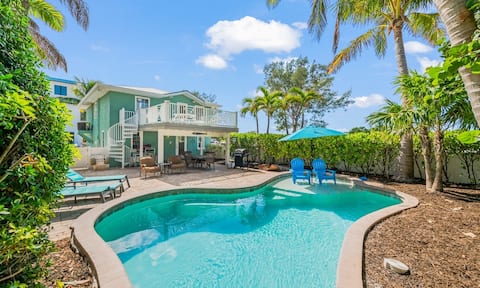Sunset View Pet Friendly w/Pool Beach Home