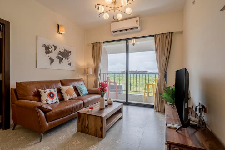 Tiia Estates - Luxury 2bhk Near Candolim Beach - Goa