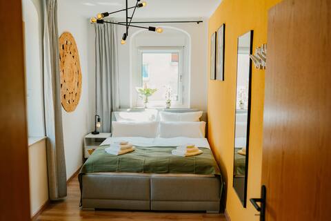 Modern apartment with balcony and parking space